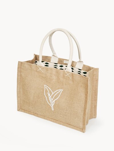 KORISSA Jute Canvas Shopping Bag - Nature product