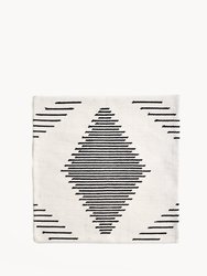 Kalo Throw Pillow Cover - Black/White