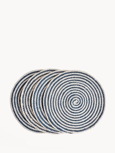 KORISSA Kata Spiral Placemat - Blue (Set of 4) product