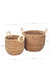 Savar Basket With White Handle