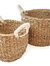 Savar Basket With White Handle