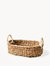 Savar Oval Bread Basket -  Natural/White
