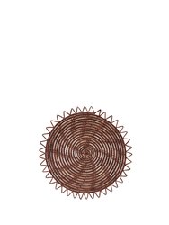 Surya Woven Palm Fiber Placemat Brown - Set Of 2