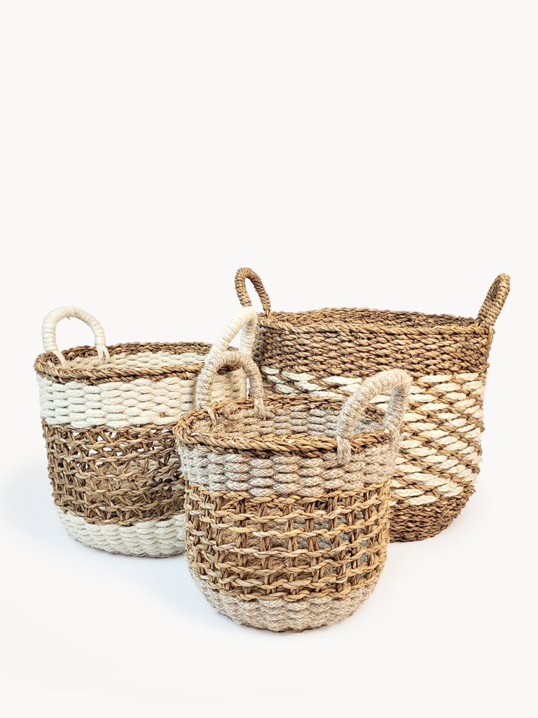 Ula Mesh Basket in Natural - Natural