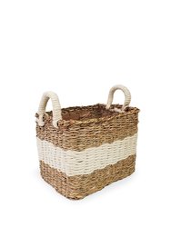 Ula Storage Basket - Natural/White