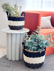 Ula Stripe Basket