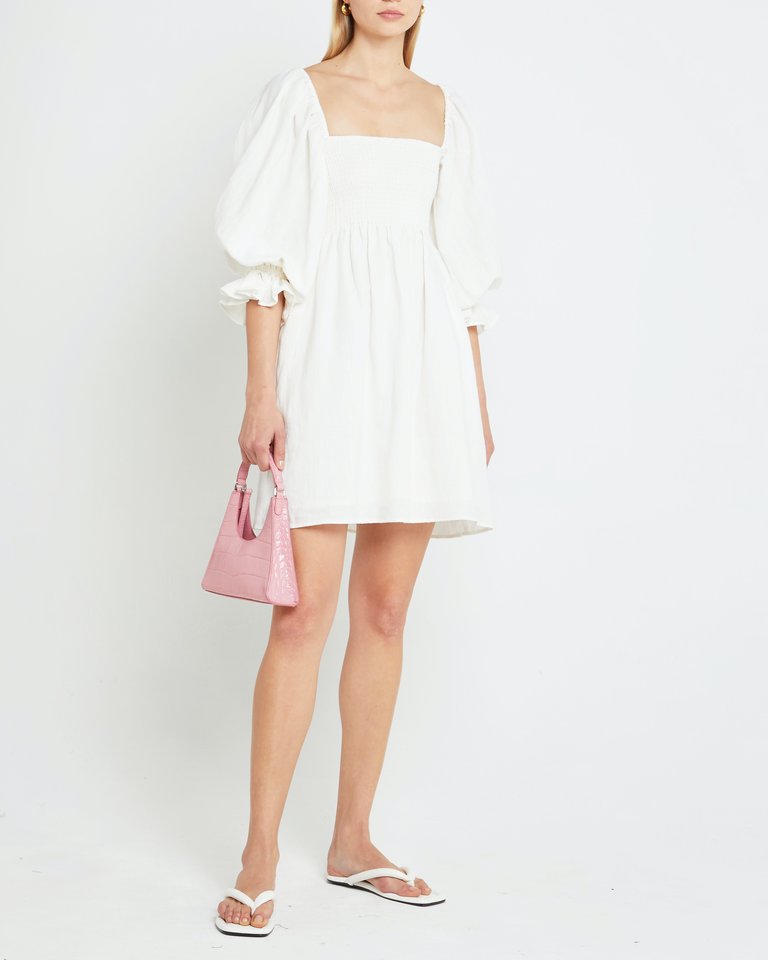 Portia Mini Dress - White