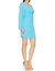 Aria Twist Front Mini Dress In Maliblu