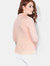 Krisp Basics Womens/Ladies Tailored One Button Blazer - Pink