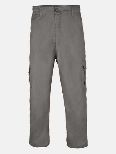 Krisp Mens Multi Pocket Cargo Trousers - Gray product