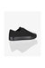 Womens Basic Low Top Sneakers - Black