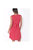 Womens/Ladies Knot Front Polka Dot Mini Dress - Red/White
