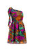 Vintage Silk Love Dress -  Purple