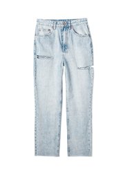 Chlo Wasted High Rise Straight Leg Jeans