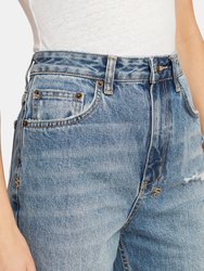 Chlo Wasted High Rise Straight Leg Jeans