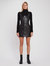 Phantom Leather Mini Dress