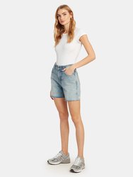 Racer High Rise Cutoff Shorts