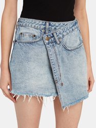 Rap Asymmetrical Mini Skirt