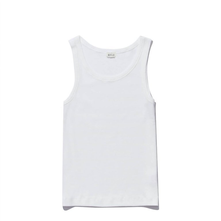 The Len Tank Top In White