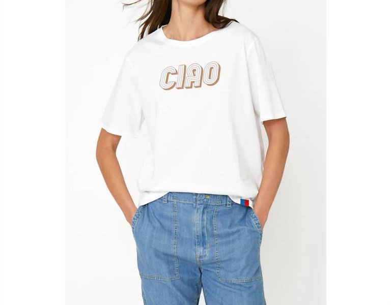 The Modern Ciao Shirt In White - White