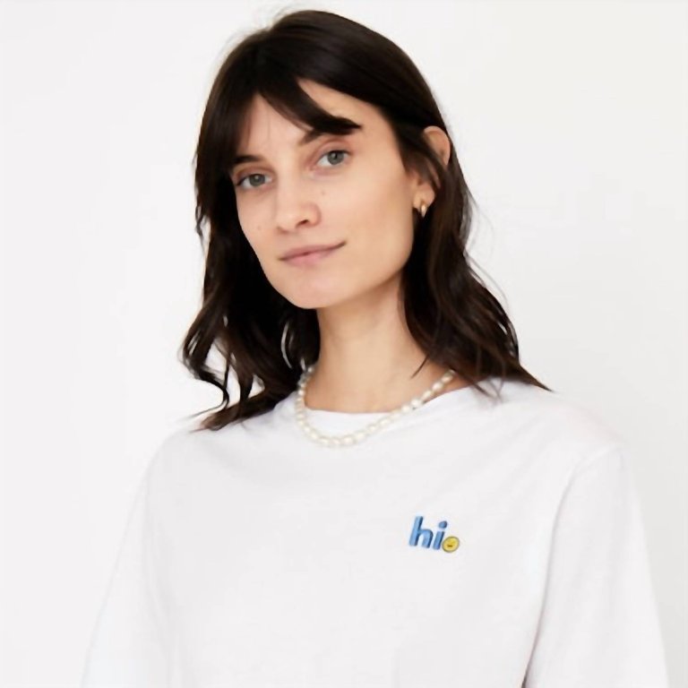 The Modern Hi Smile Shirt In White