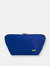 Signature Makeup Bag - Royal Blue Fabric with Red Interior