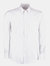 Kustom Kit Mens Oxford Slim Long-Sleeved Shirt (White) - White