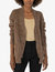 Addie Cardigan In Brown - Brown