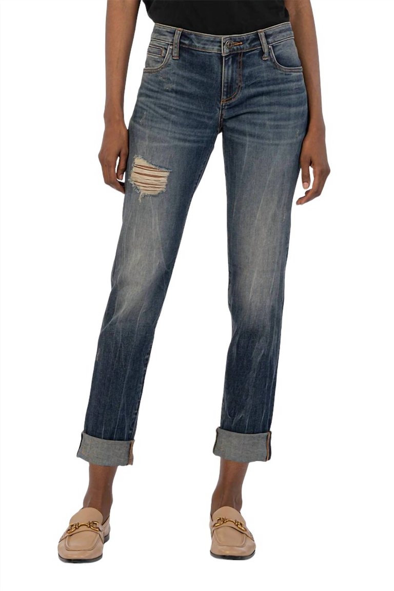 Catherine Boyfriend Jeans In Blue - Blue