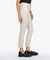 Charlize High Rise Cigarette Leg Pants In Champagne Coated