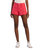 Jane High Rise Shorts With Fray Hem In Watermelon - Watermelon