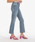 Kelsey High Rise Fab Ab Ankle Flare Jeans In Comprehensive Wash