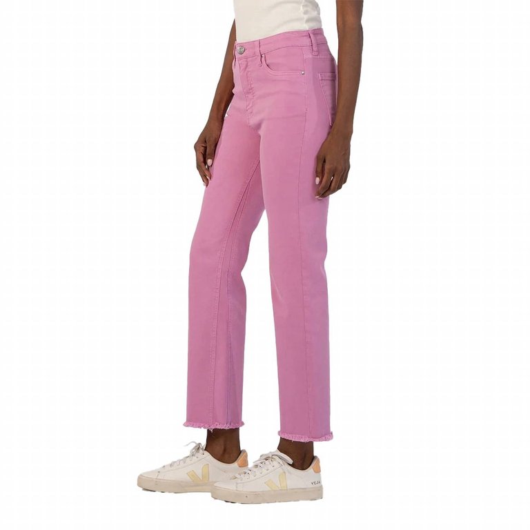 Kelsey High Rise Fab Flare Jean In Lavender