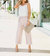 Luna High Waist Trouser In Blush - Blush