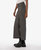 Meg Coated High Rise Wide Leg Pant In Grey