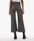 Meg Coated High Rise Wide Leg Pant In Grey