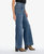 Meg High Rise Wide Leg Jeans In Dark Stone Base Wash