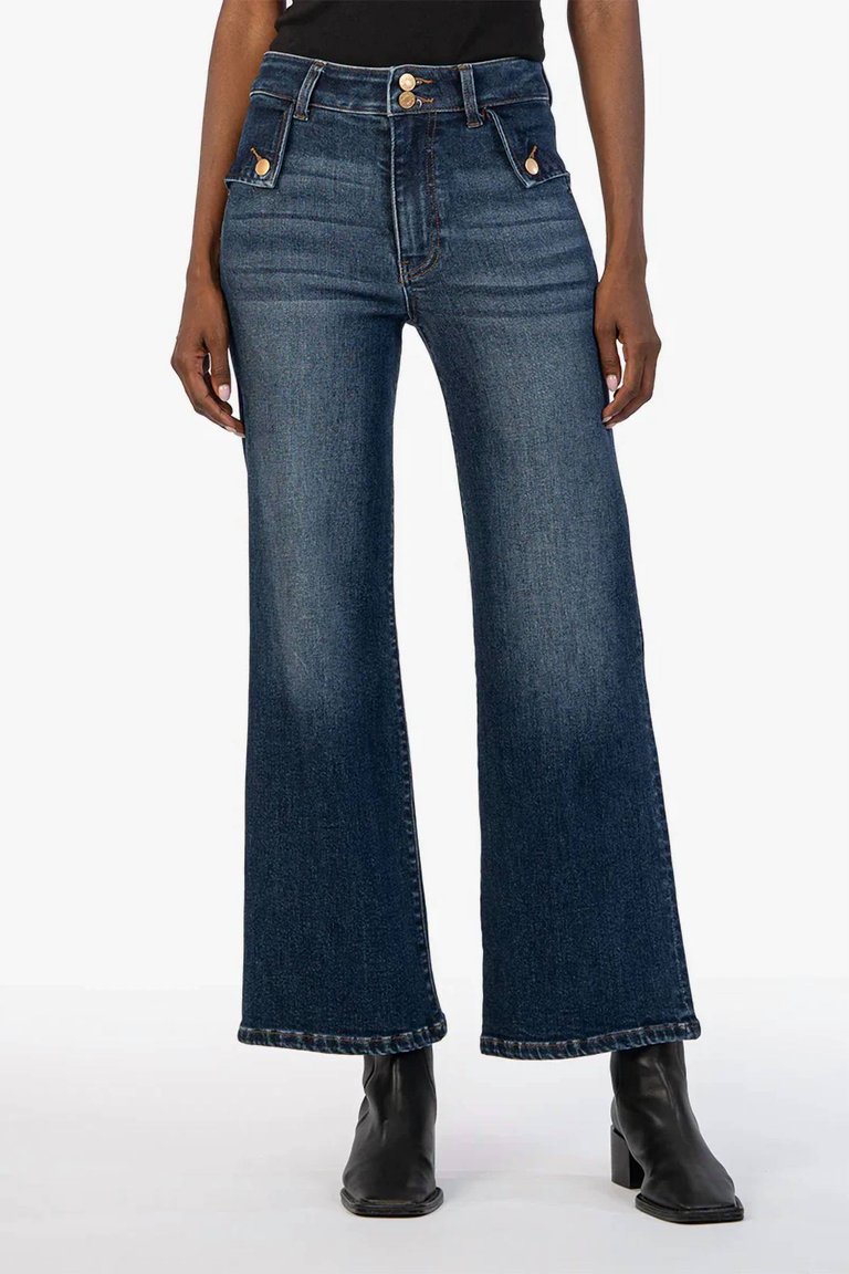 Meg Wide Leg Jeans In Brcnd - Brcnd