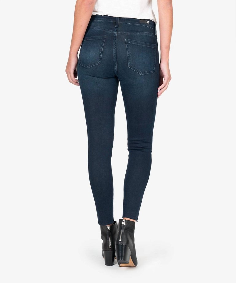 Personally Connie Fab Ab Jeans In Dark Wash