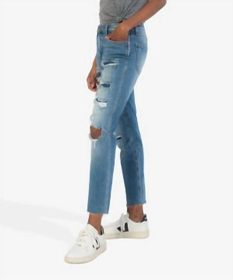 Rachael High Rise Fab Ab Mom Jean In Revolution