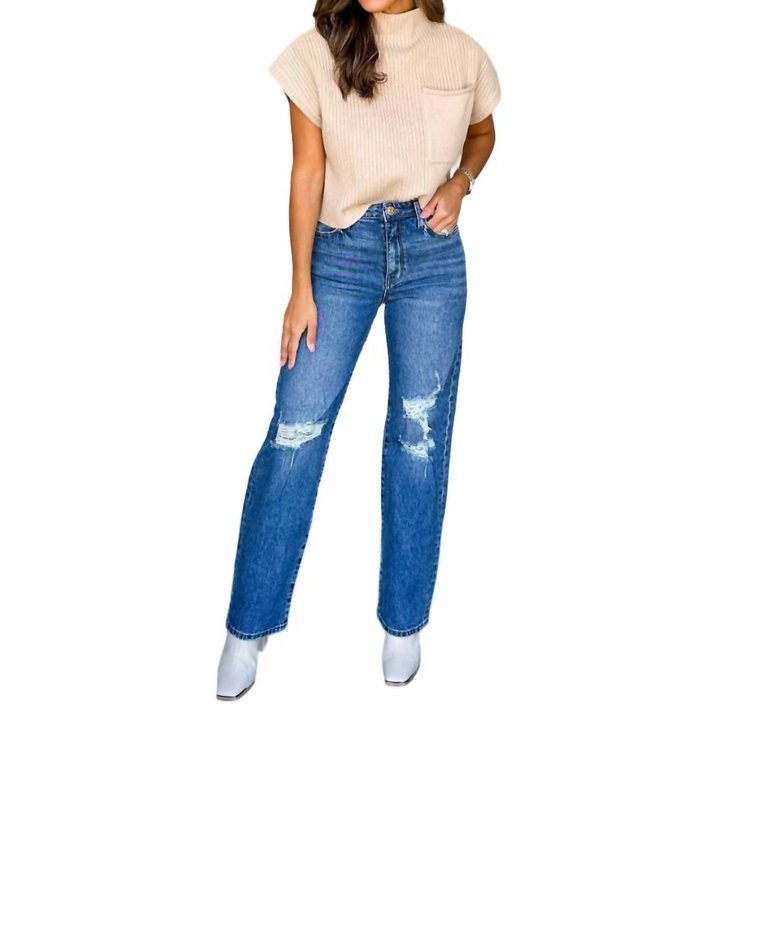 Sienna Wide Leg Jean In Continuous