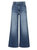 Wide Leg Denim In Blue - Blue