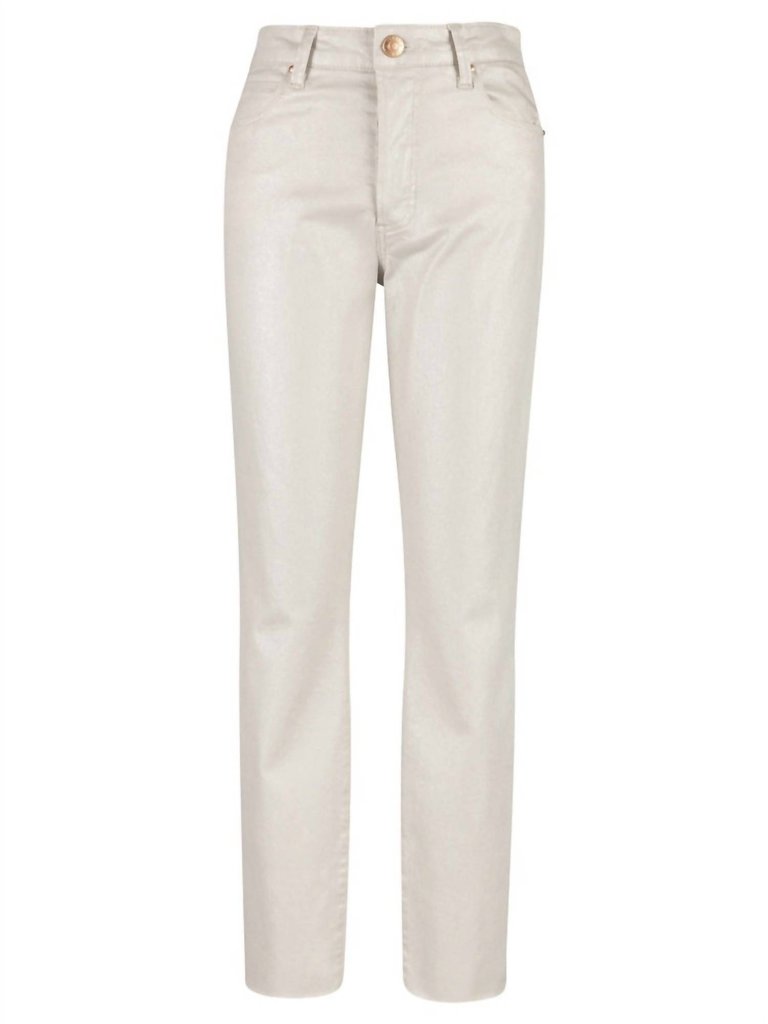 Women's Charlize High Rise Cigarette Leg Jean In Champagne - Champagne