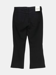 L'agence Women's Noir Sophia High Rise Cropped Flare Pants & Capri - 10