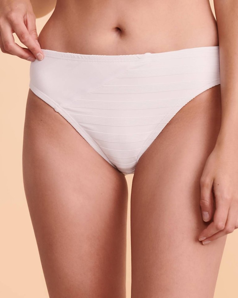 Bandeau Bikini Hipster - White