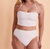 Bandeau Bikini Top - White