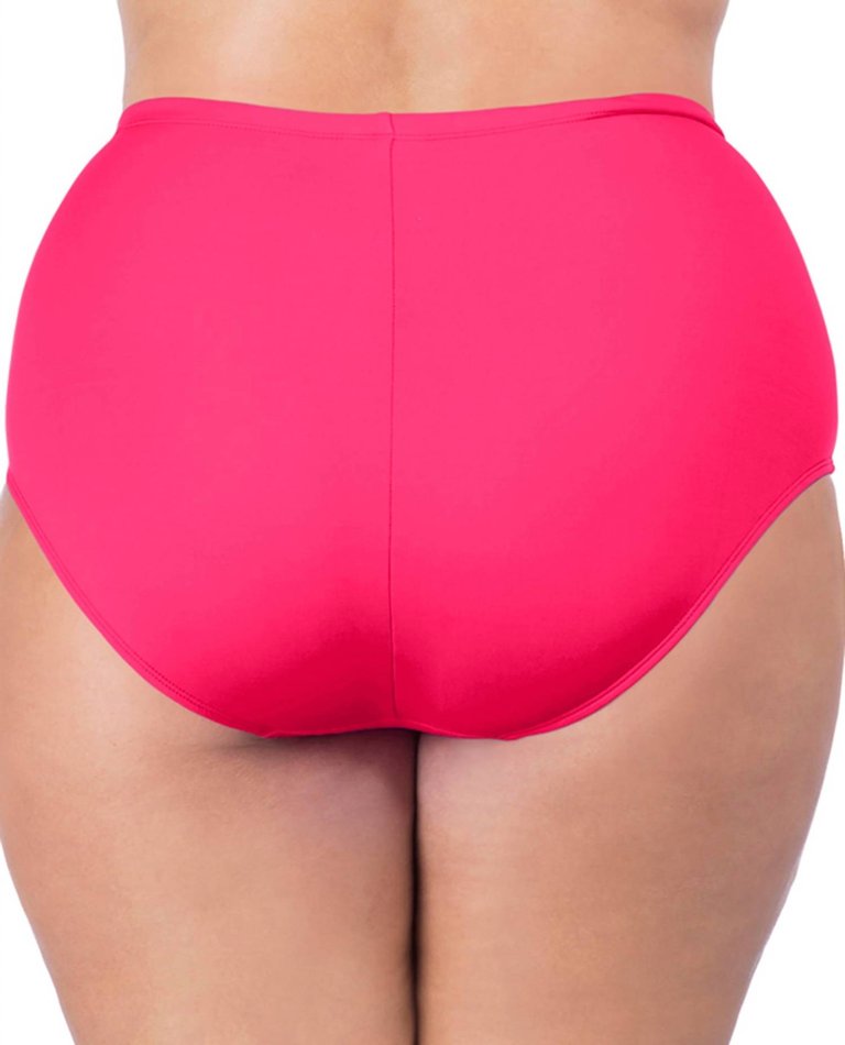 Hi-Rise Swim Bottom - Plus In Watermelon