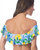 Off The Shoulder Flounce Bandeau Bikini Top In Limoncello