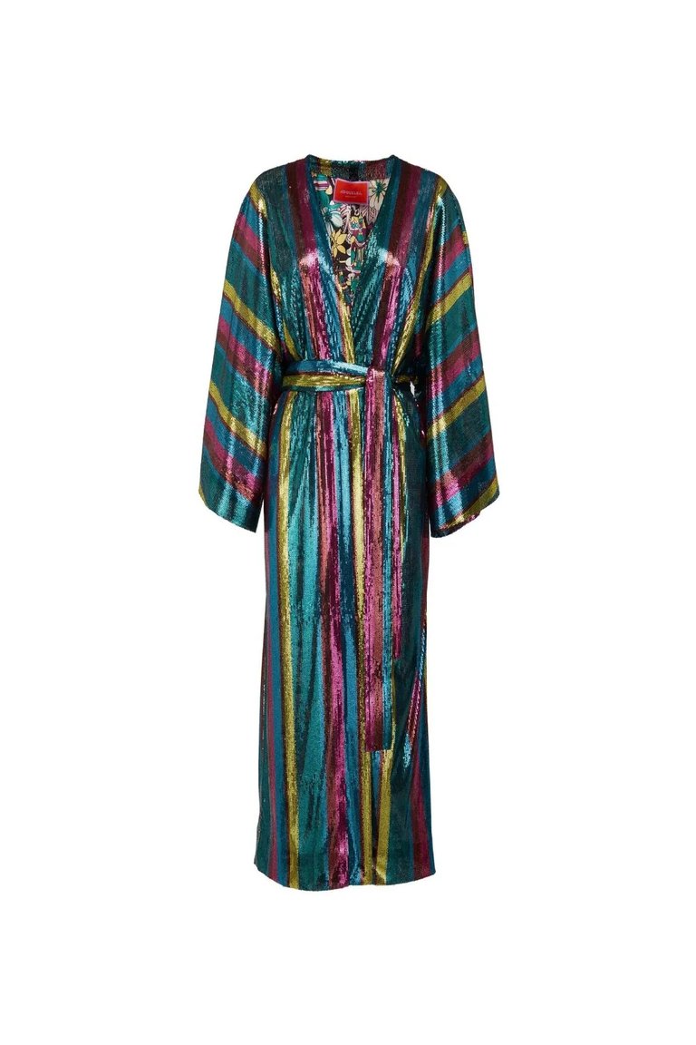 Holiday Robe - Riga Rainbow