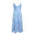 Apéro Dress With Slit - Blue - Blue